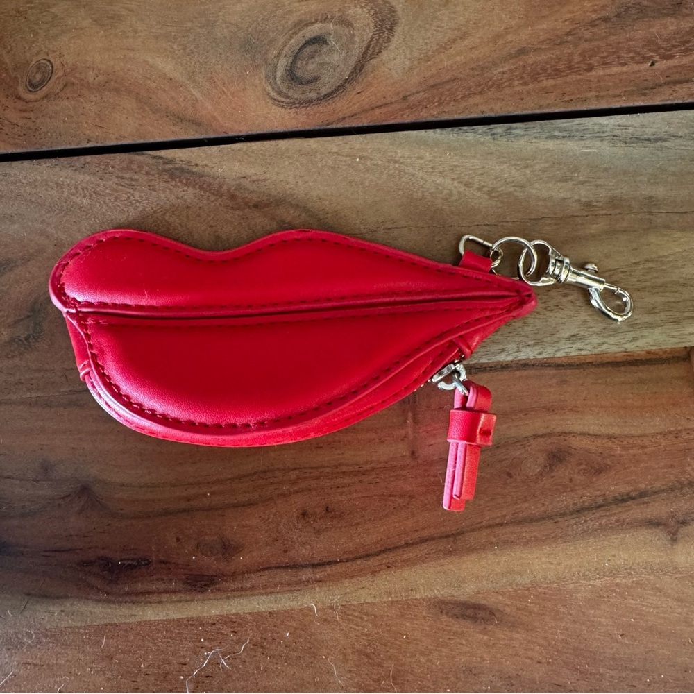 Diane Von Furstenberg for Target Red Lips Keychain Pouch